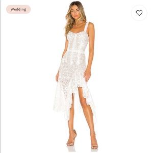 Bronx and Banco , Tiffany Blanc Dress in White